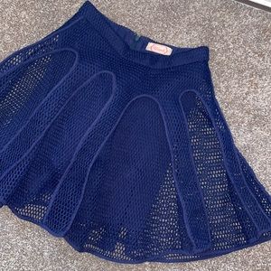BLUSH Navy Party Skirt